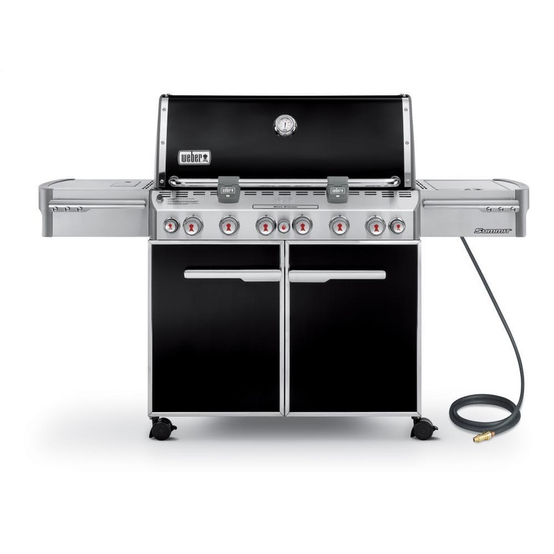 SUMMIT E-670 NATURAL GAS GRILL – BLACK