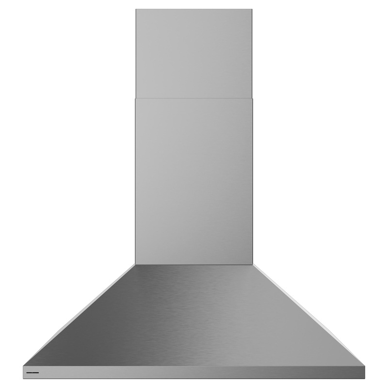 Monogram ZVWS361SRSS Monogram 36″ Wall-Mounted Pyramid Chimney Vent Hood With Air Quality Sensors BLOWER SOLD SEPARATELY