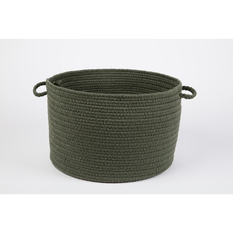 Smyth Fabric Basket August Grove Color: Dark Sage
