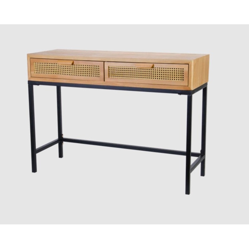 Armands Rustic Console Table with 2 Drawers