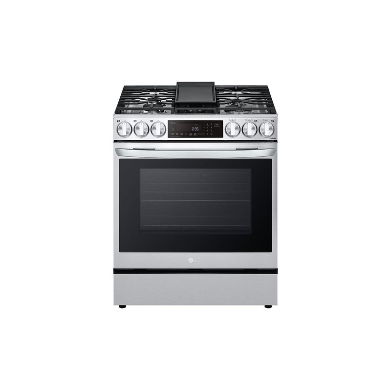 Lg LSDL6336F 6.3 Cu. Ft. Smart Wi-Fi Enabled Probake Convection Instaview Dual Fuel Slide-In Range With Air Fry