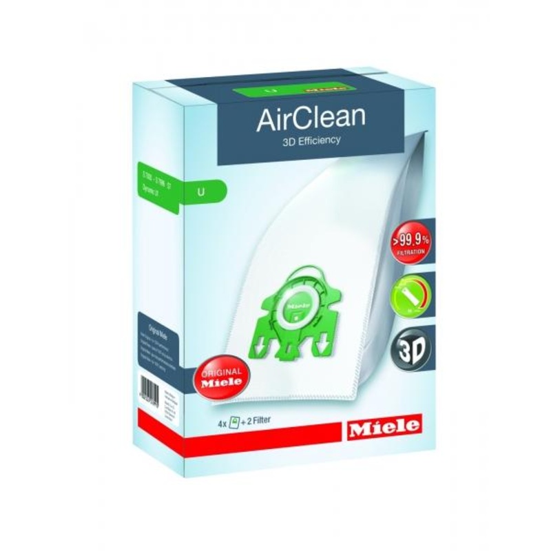Miele 10123230 Airclean 3D Efficiency Filterbags Type U