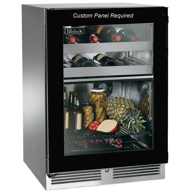 Perlick HP24CO44L 24″Outdoor Dual-Zone Refrigerator/Wine Reserve