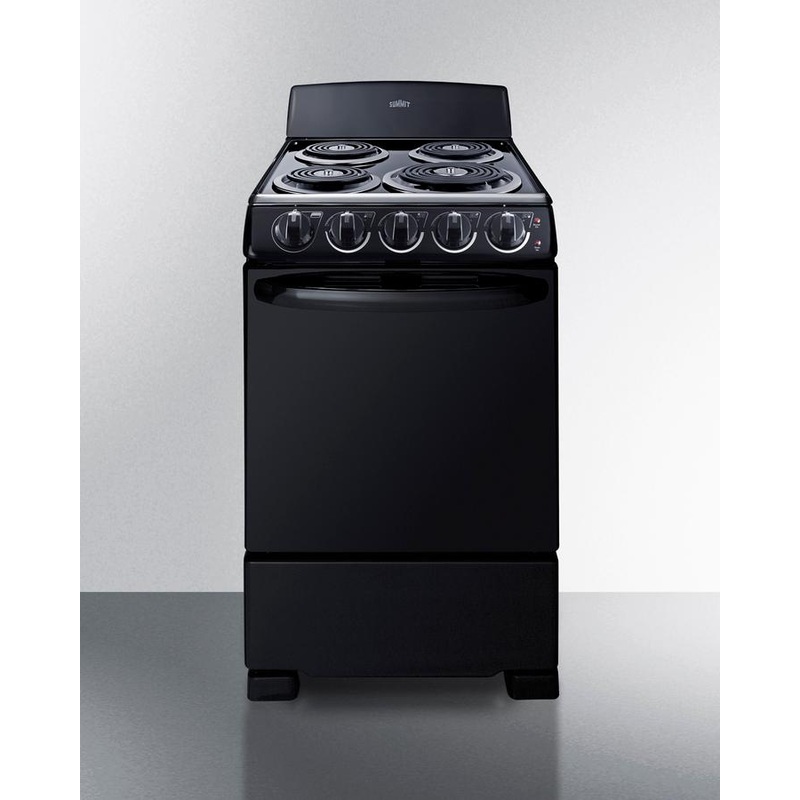 Summit RE2031B 20″ Wide Electric Coil Range