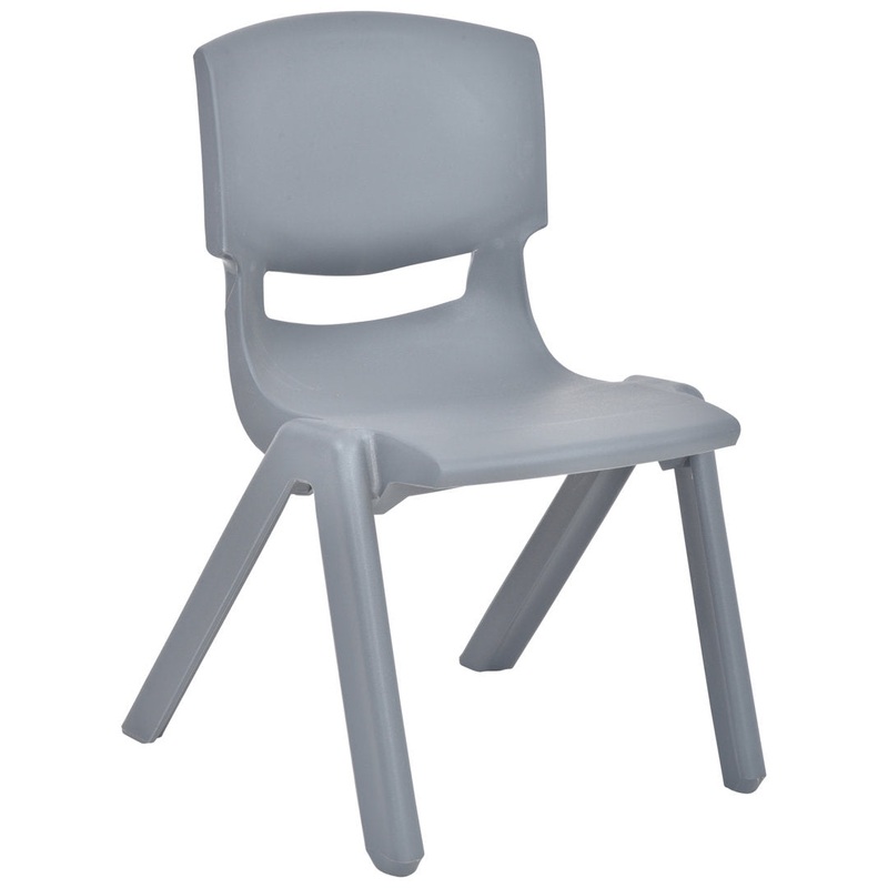 Tisbury 11″ Kids Classroom Chair, Stackable Zoomie Kids Color: Dark Gray