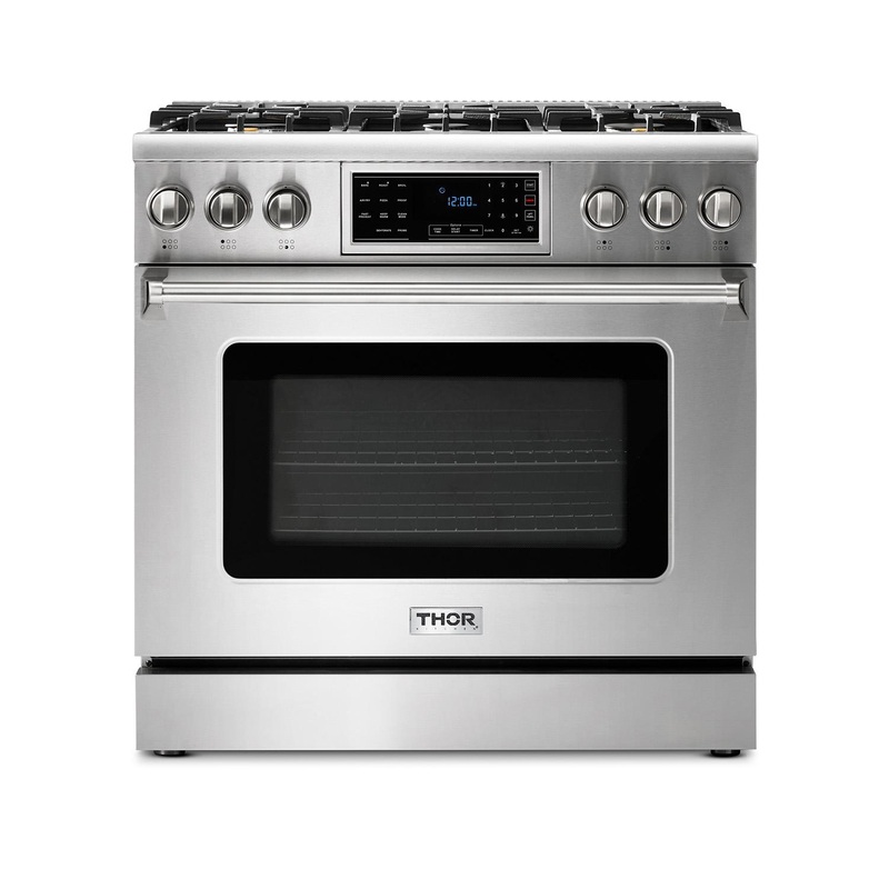 TRG3601LP Thor Kitchen 36-inch Tilt Panel Professional Liquid Propane Range – Trg3601lp