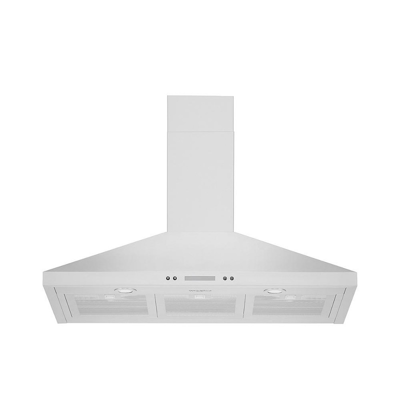 Whirlpool WVW93UC6LS 36 Ss Chimney Wall Mount Range Hood Electronic Control