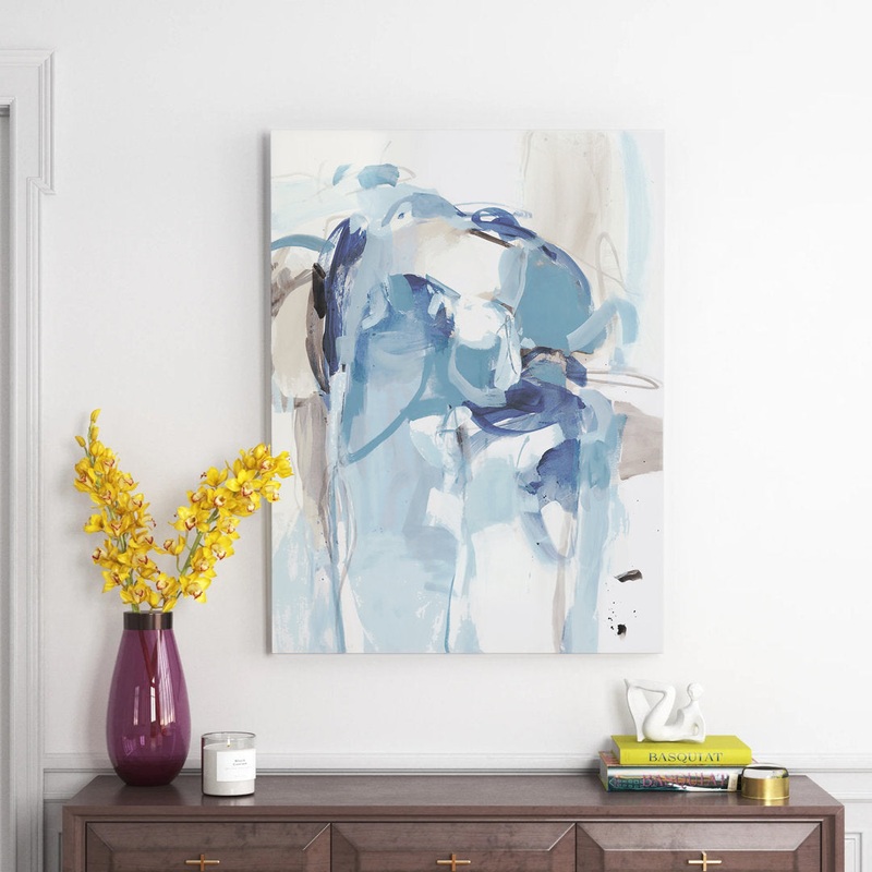 Basso Friday Night II’ Print on Canvas Willa Arlo Interiors Size: 20″ H x 16″ W x 1″ D Format: Wrapped Canvas