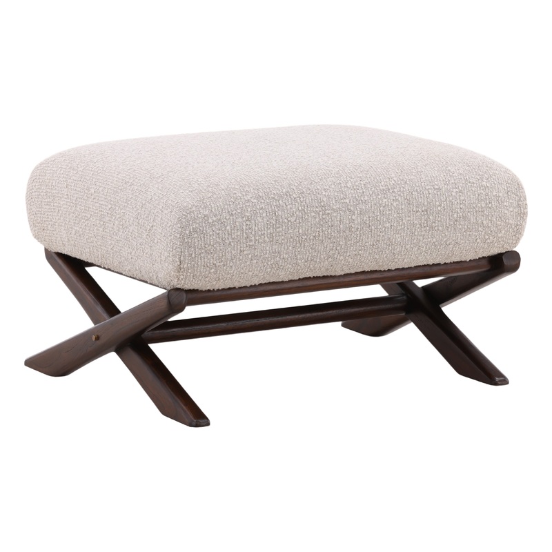 Cozy Charm Ottoman – Cream