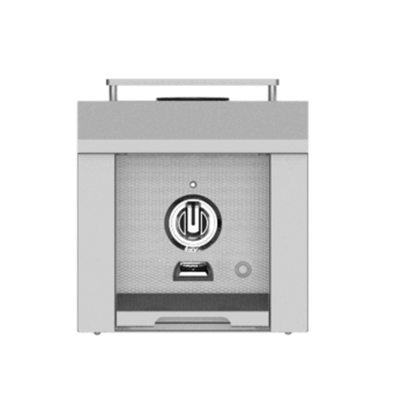 Hestan AGB122NGDG Hestan 12″ Natural Gas Double Side Burner For Grill Agb122 – Dark Grey (Custom Color: Pacific Fog)
