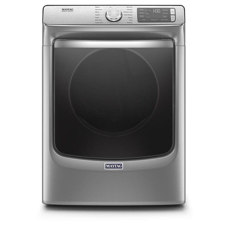 Maytag MED8630HC Smart Front Load Electric Dryer with Extra Power and Advanced Moisture Sensing Plus – 7.3 cu. ft.