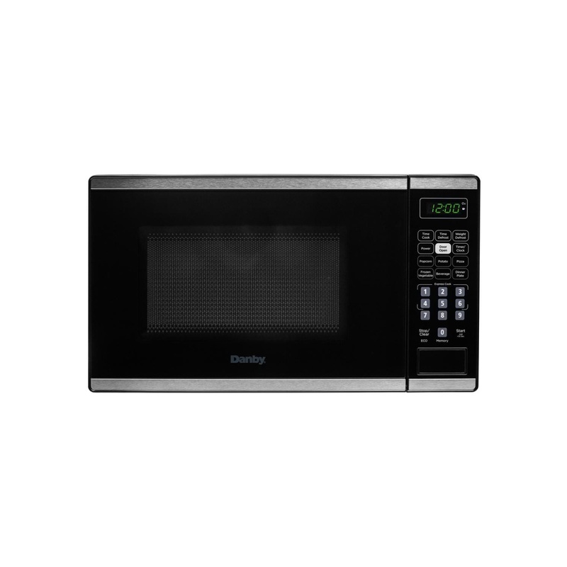 DBMW0722BBS Danby 0.7 cu. ft. Countertop Microwave in Black and Stainless Steel