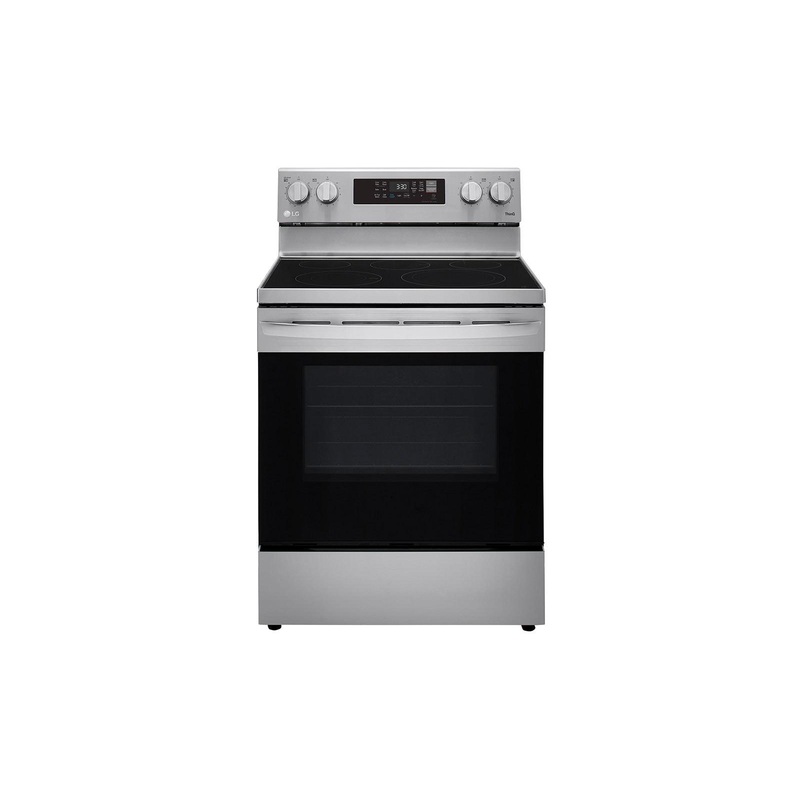 Lg LREL6323S 6.3 cu ft. Smart Wi-Fi Enabled Fan Convection Electric Range with Air Fry & EasyClean
