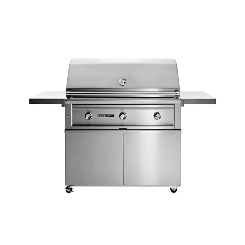 Lynx L701PSFNG 42″ Sedona Freestanding Grill And Cart With 1 Prosear Infrared Burner And 2 Stainless Steel Burners (L701Psf)
