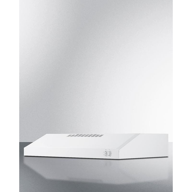 Summit HC30WWADA 30″ Under Cabinet Convertible Range Hood, Ada Compliant