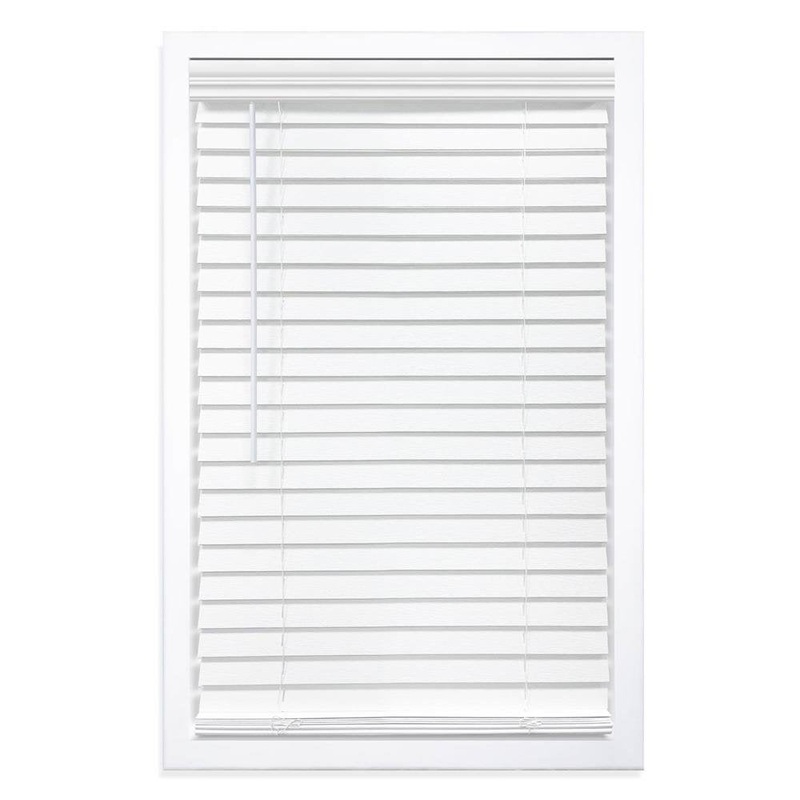 2 inch Room Darkening, Cordless Faux Wood Horizontal/Venetian Blind DEZFURNISHINGS Length & Width: 23.5″W x 72″L