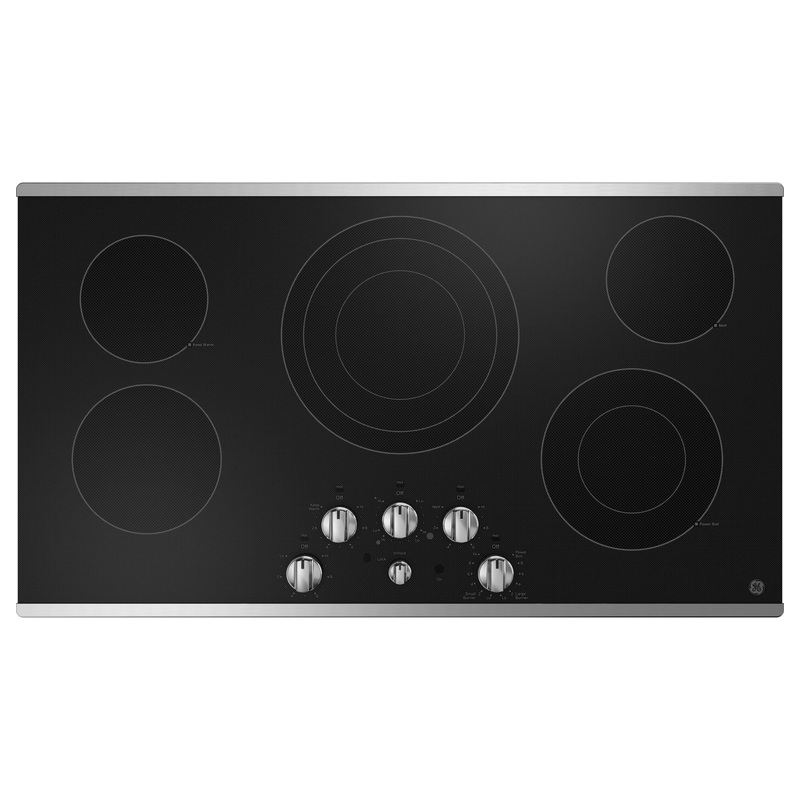 JEP5036STSS GE 36″ Built-In Knob Control Electric Cooktop