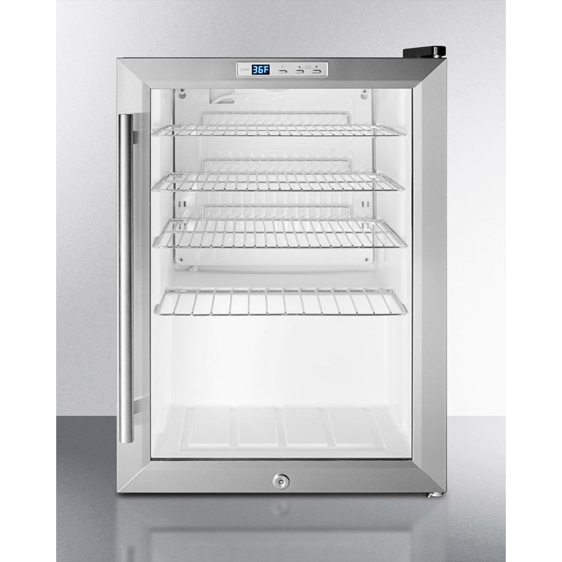 Summit SCR312LCSS Compact Beverage Center