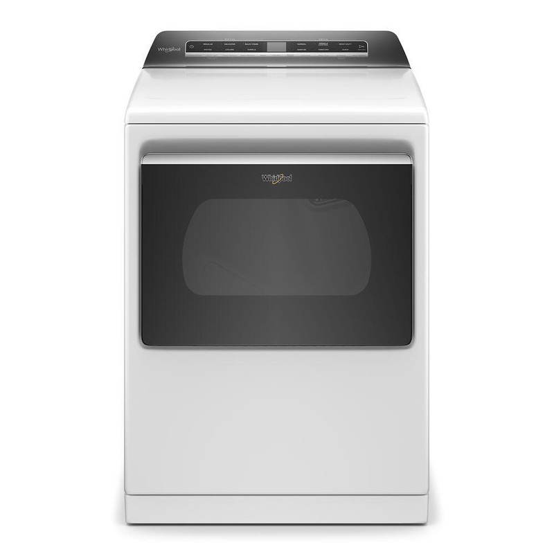 Whirlpool WED8127LW 7.4 Cu. Ft. Top Load Electric Dryer With Advanced Moisture Sensing