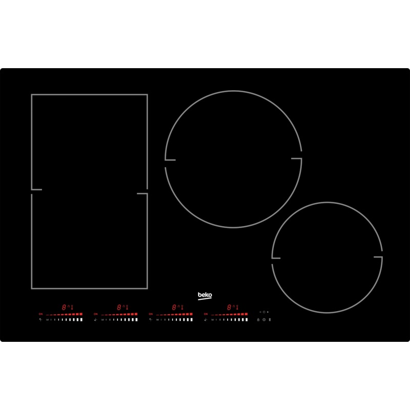 Beko BCTI30410 30″ Built-In Induction Cooktop with 4 Zones and Touch Control