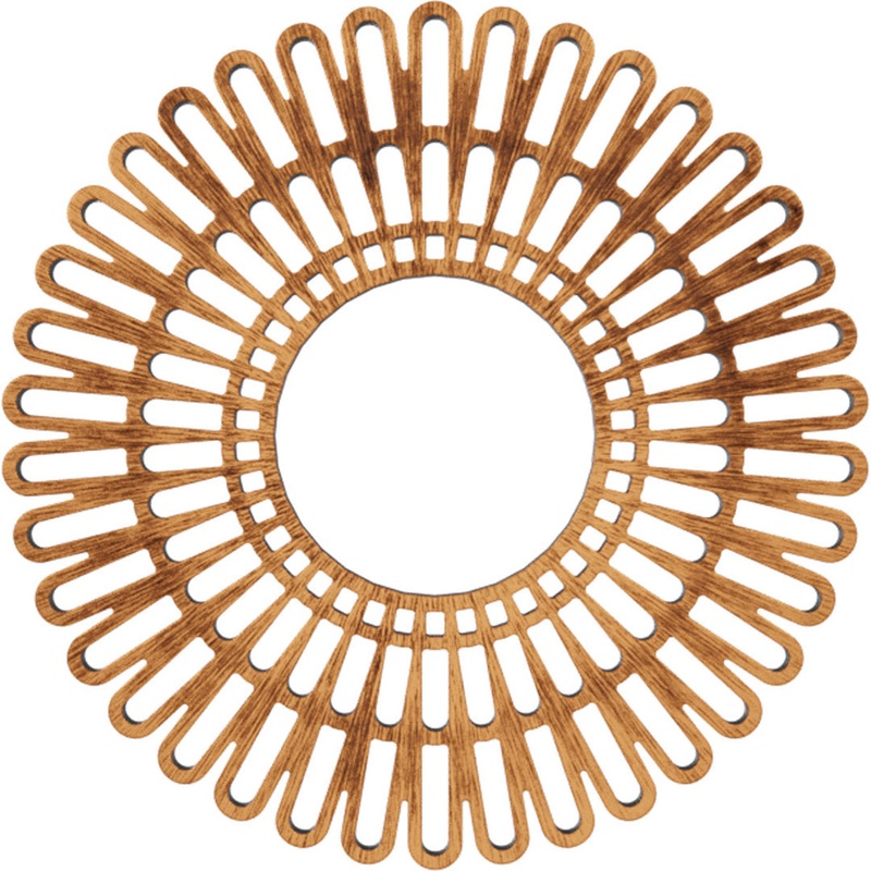 Cornelius Ceiling Medallion Ekena Millwork Color: Antiqued Copper Size: 28″ H x 28″ W x 0.75″ D