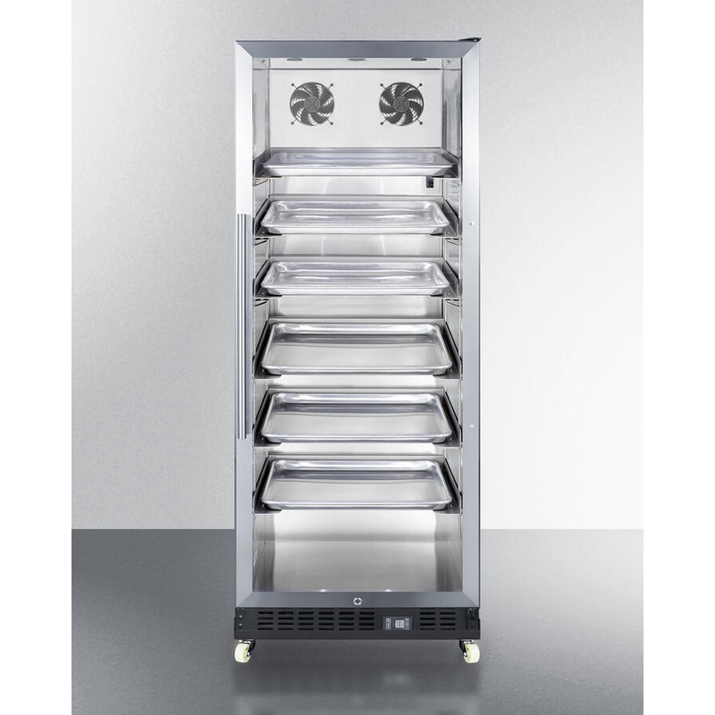 Summit SCR1156RI 24″ Wide Mini Reach-In Beverage Center With Dolly