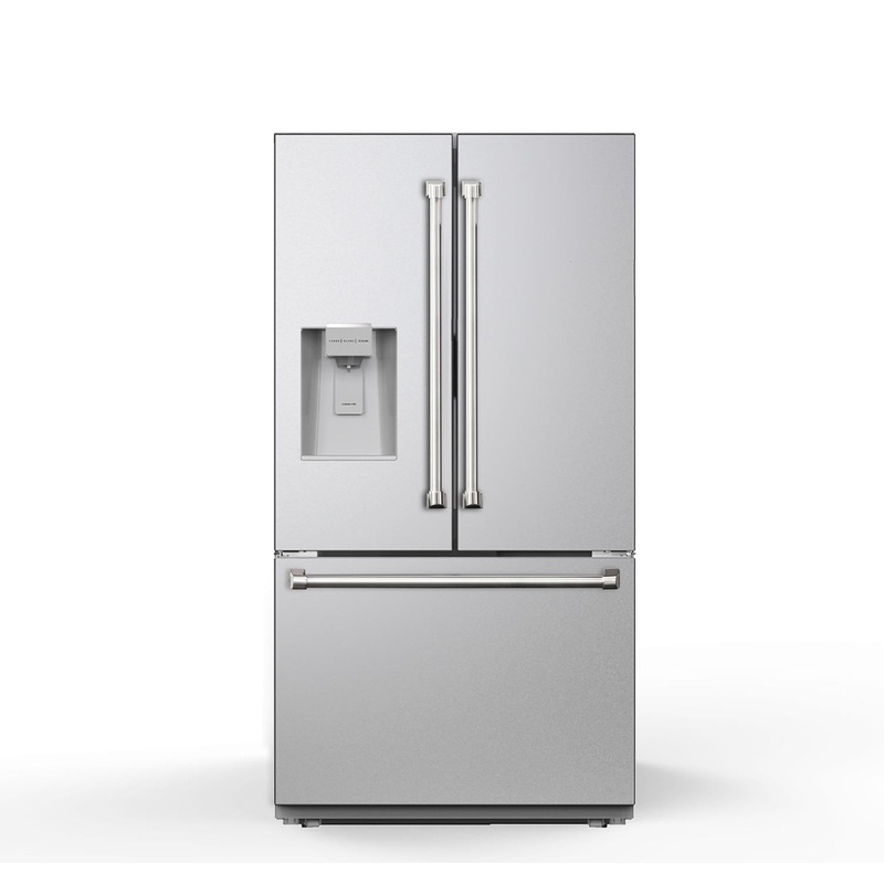 Thor Kitchen TRF3628FFD Thor Kitchen 36 Inch Professional French Door Refrigerator With Ice And Water Dispenser – Model Trf3628Ffd