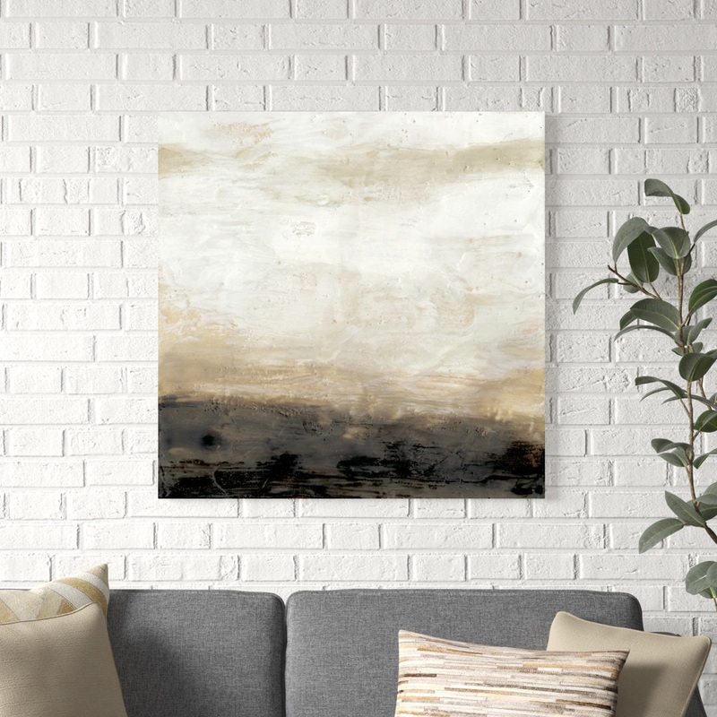 Umber Land II by Jennifer Goldberger – Wrapped Canvas Print Trent Austin Design Size: 36″ H x 36″ W