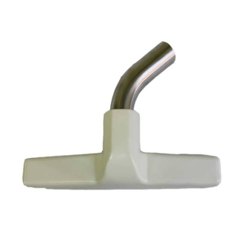 White Floor Brush With Metal Neck