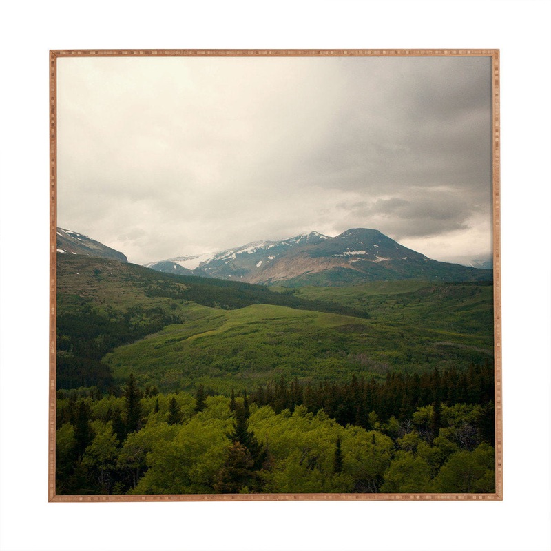Wild Montana Framed Photographic Print Loon Peak Size: 30″ H x 30″ W x 1″ D