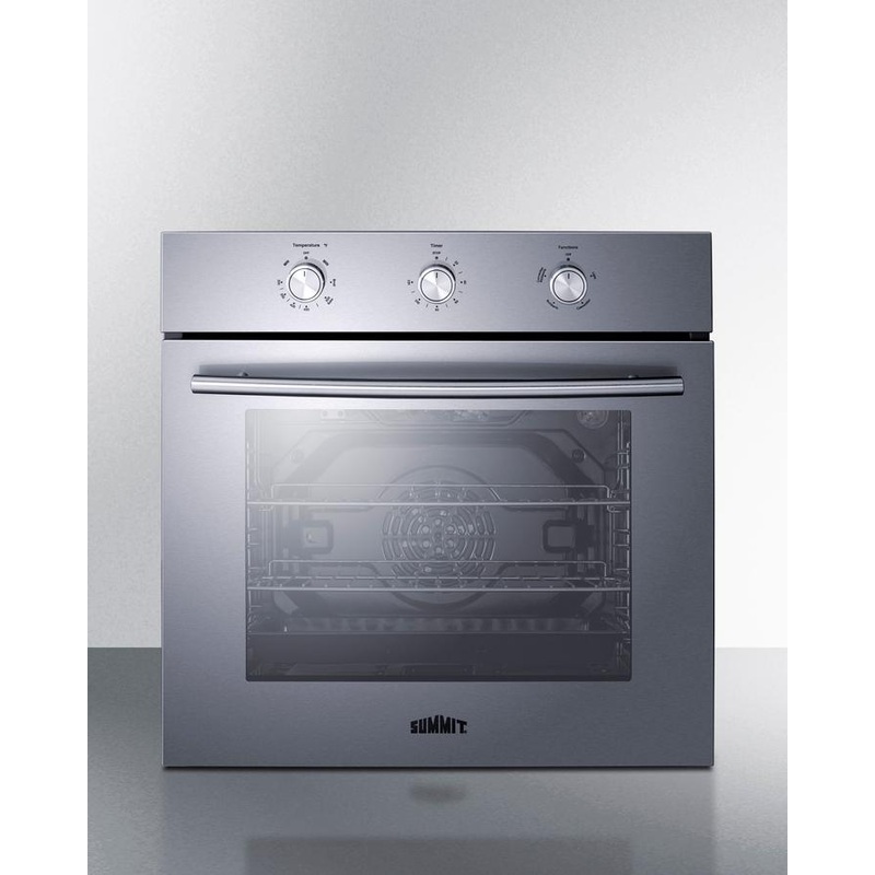 Summit SGW243SS 24″ Wide Gas Wall Oven