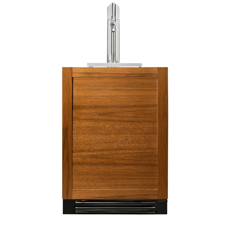 True Residential TUR24BDROPC 24 Inch Single Tap Overlay Panel Door Right Hinge Undercounter Beverage Dispenser