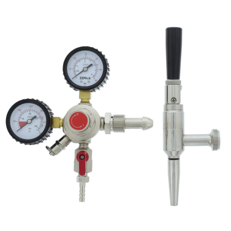 Zephyr PRKNCK001 Presrv Kegerator Nitrogen Conversion Kit, Single