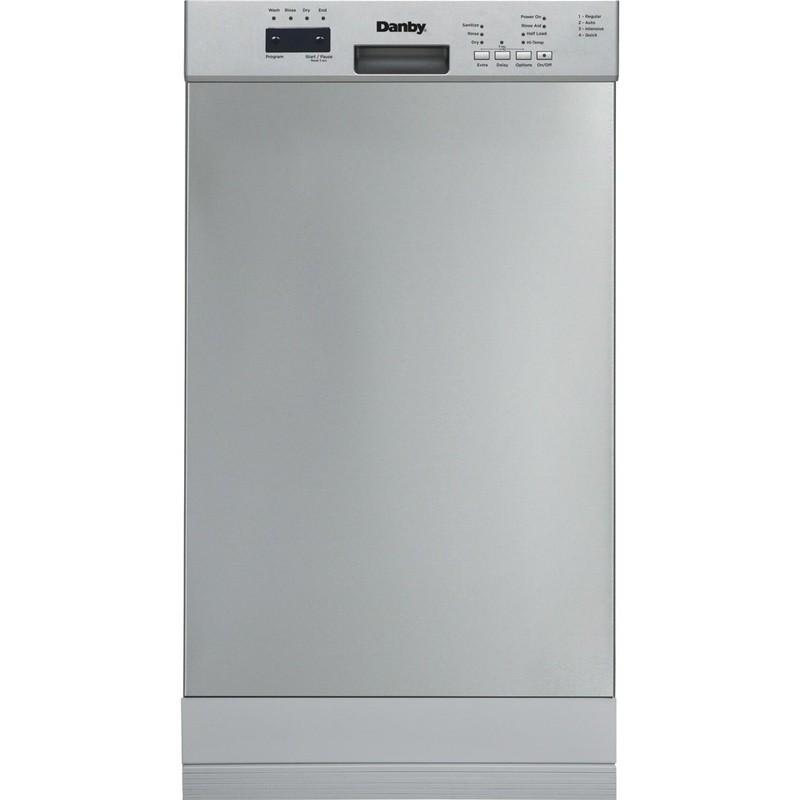 Danby DDW18D1ESS Danby 18″ Electronic Dish Washer Stainless Steel