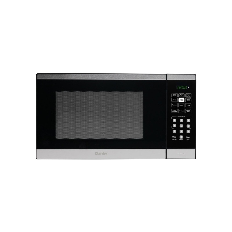 DBMW0925BBS Danby 0.9 cu. ft. Countertop Microwave in Black and Stainless Steel