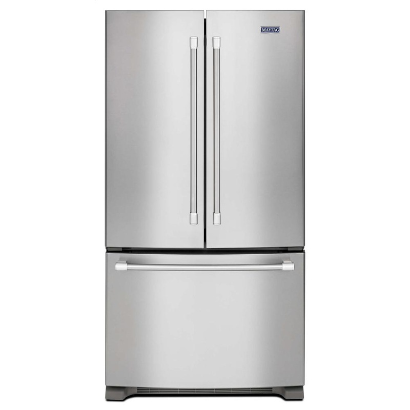 Maytag MFC2062DEM 36-inch Wide Counter Depth French Door Refrigeratir – 20 cu. ft.