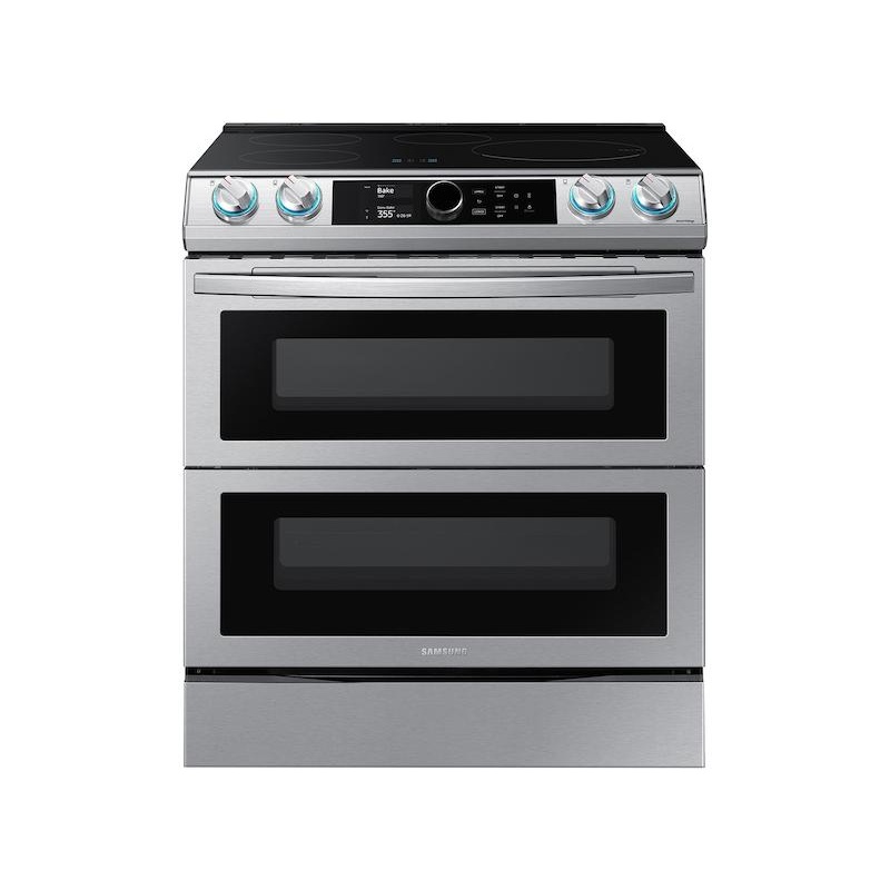 Samsung 6.3 cu. ft. Smart Slide-in Induction Range with Flex Duo, Smart Dial