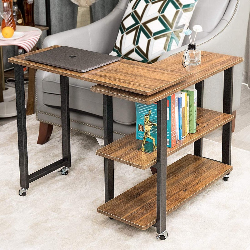 Daniel Wheel End Table Set with Storage 17 Stories