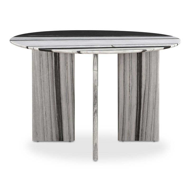 Elegant Orbital Marble Dining Table