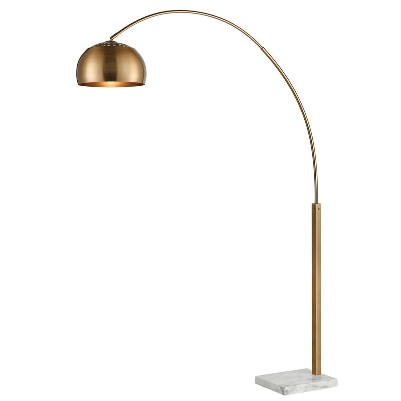 Sprague 77″ Arched Floor Lamp Everly Quinn