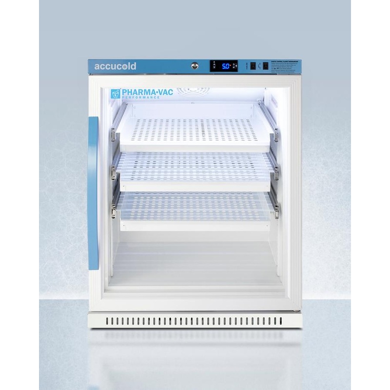 Summit ARG6PVDR 6 CU.FT. ADA Height Vaccine Refrigerator With Removable Drawers
