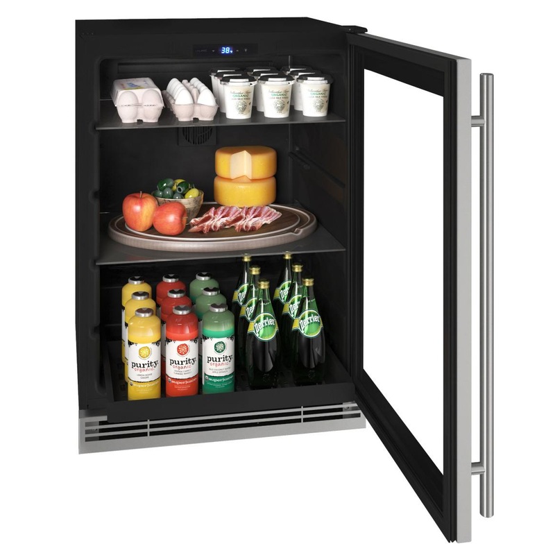 U-Line UHRE124SG01A Hre124 24″ Refrigerator With Stainless Frame Finish (115 V/60 Hz)