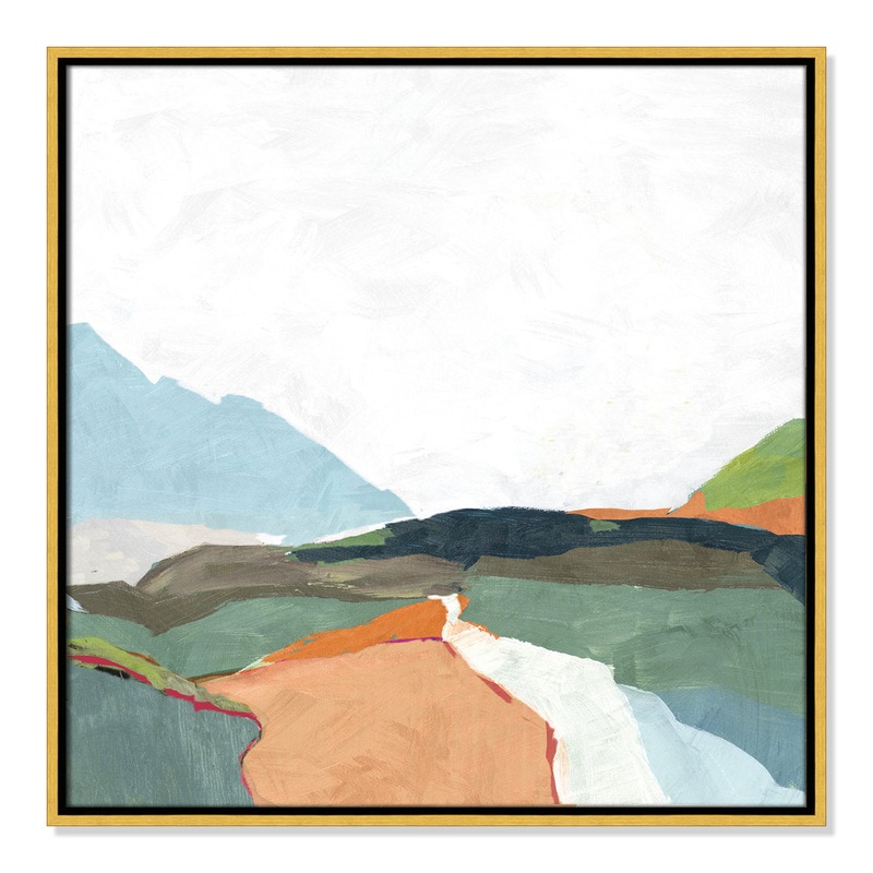 April Morning – Floater Frame Painting on Canvas Joss & Main Size: 25.5″ H x 25.5″ W x 2″ D Format: Gold