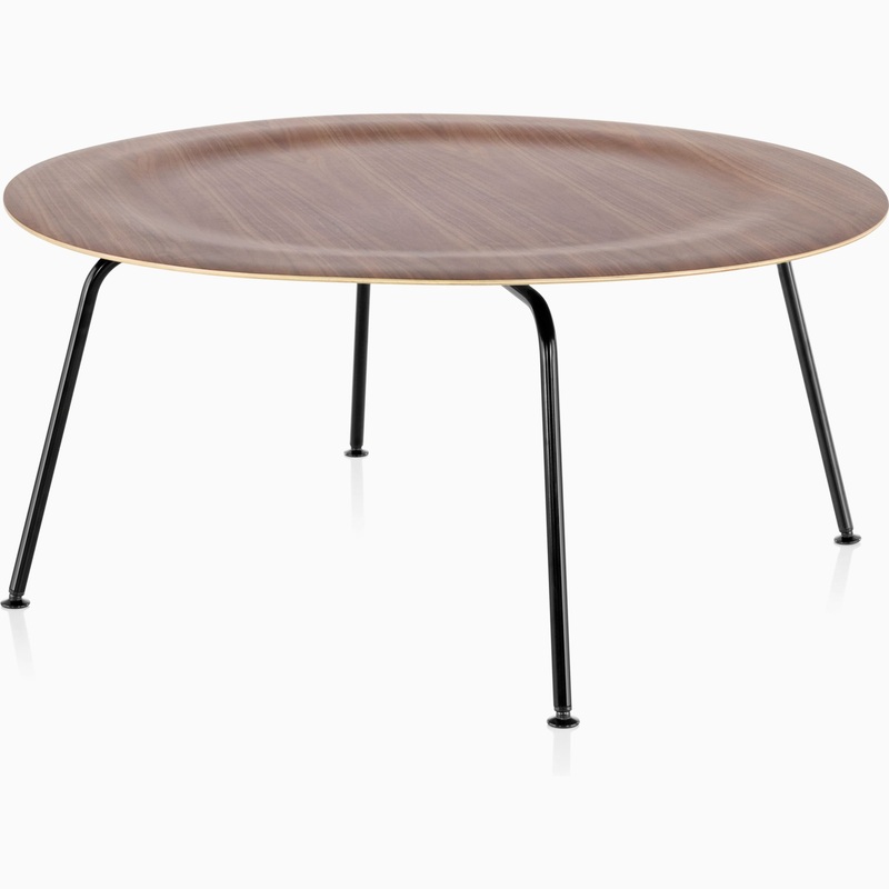 Eames Molded Plywood Coffee Table – Metal Base