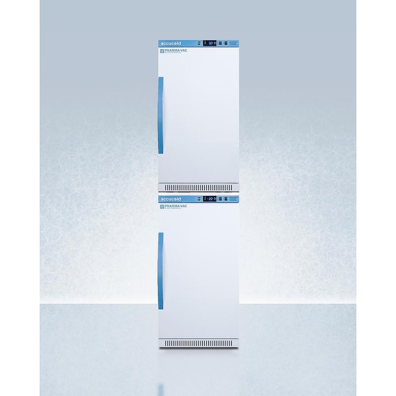 Summit ARS32PVBIADAAFZ2PVBIADASTACK 20″ Wide Performance Series All-refrigerator/all-freezer Combination