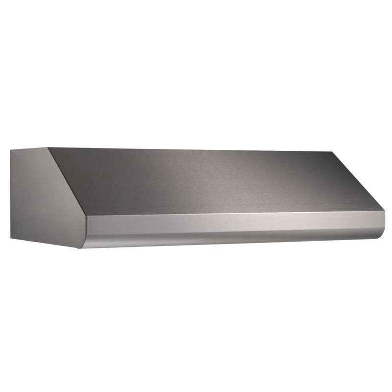 Broan E64E42SS **DISCONTINUED** Broan Elite 42″ Pro-Style Under-Cabinet Range Hood Shell w/ External Blower & Light, Stainless Steel