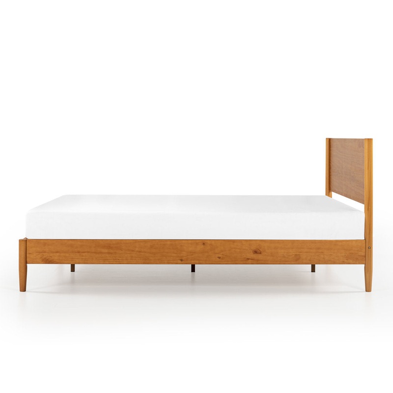 Davyan Low Profile Mid-Century Modern Platform Bed George Oliver Mattress Size: Twin