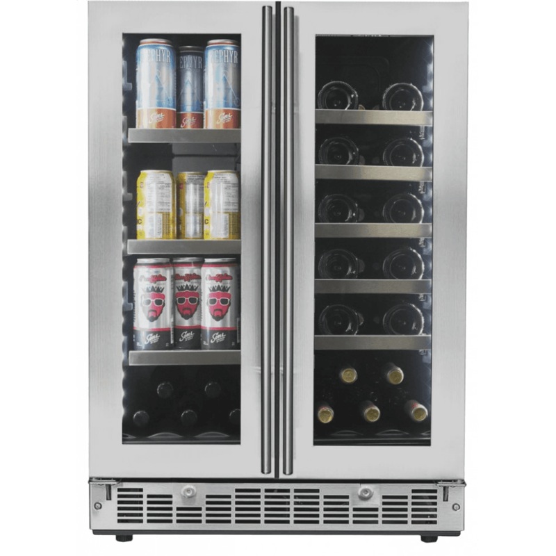 Silhouette SPRBC047D1SS Lorraine 24″ French Door Beverage Center