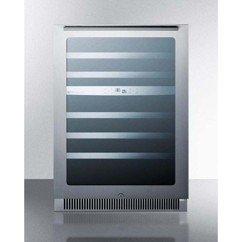 Summit CL24WC2CSS 24″ Wide Built-in Wine Cellar