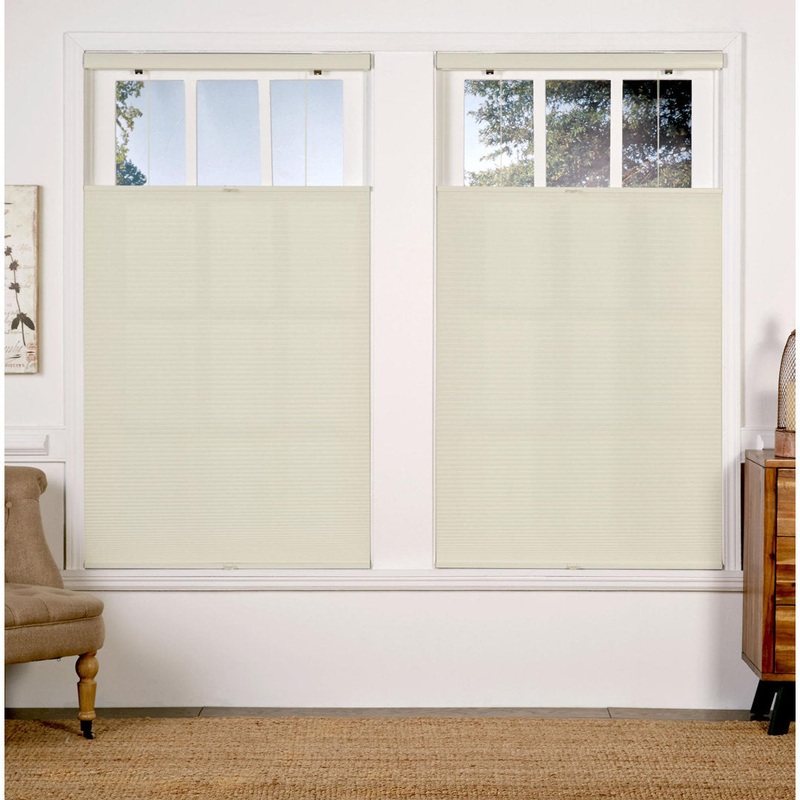 1 inch Cordless Semi-Sheer Light Filtering Top Down Bottom Up Cellular Shade Symple Stuff Blind Size: 20″W x 64″L Finish: Alabaster